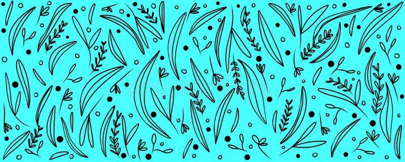 Blumendesign mit Blättern und Blumen