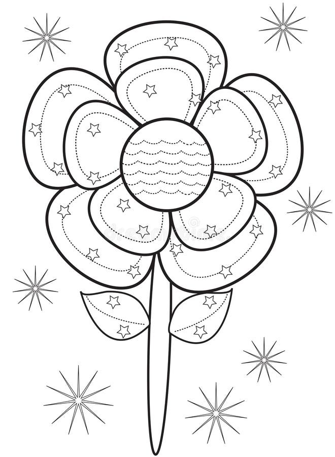 Nahtloses Muster Der Seite Der Blume Eine Vektor Abbildung