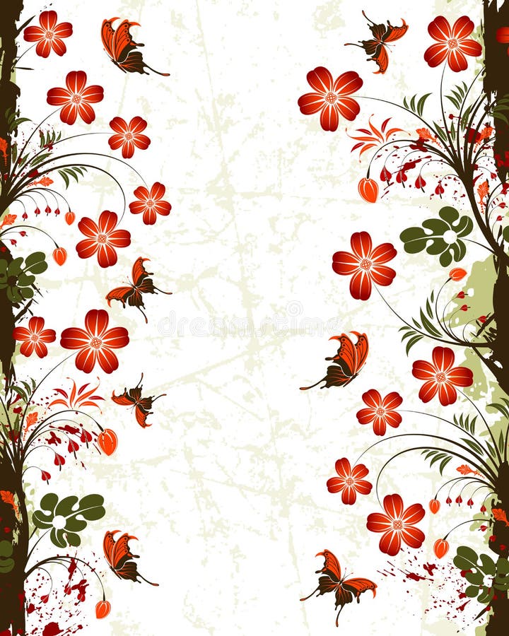 Blumenfeld stock abbildung Blumenfeld stock abbildung