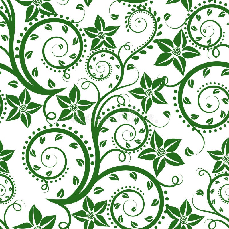 Blumenmuster vektor abbildung. Illustration von gezeichnet - 29961689