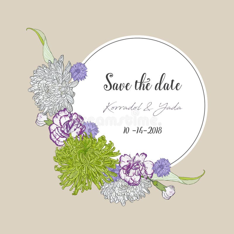Blumenstrauß mit Hand gezeichneten Frühlingsblumen lizenzfreie abbildung Blumenstrauß mit Hand gezeichneten Frühlingsblumen lizenzfreie abbildung