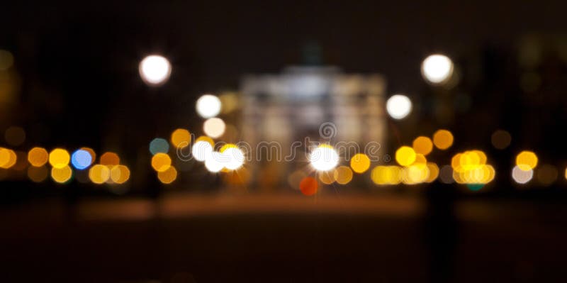 Blur Background with Lights of Night City Stock Photo - Image of background,  landmark: 30371574