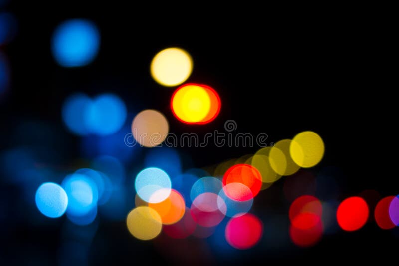 Blur focus light in many color. royalty free stock images