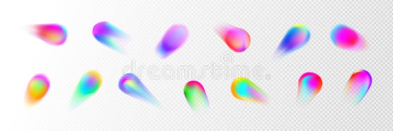 Blur gradient circle shape with gradation of color royalty free illustration