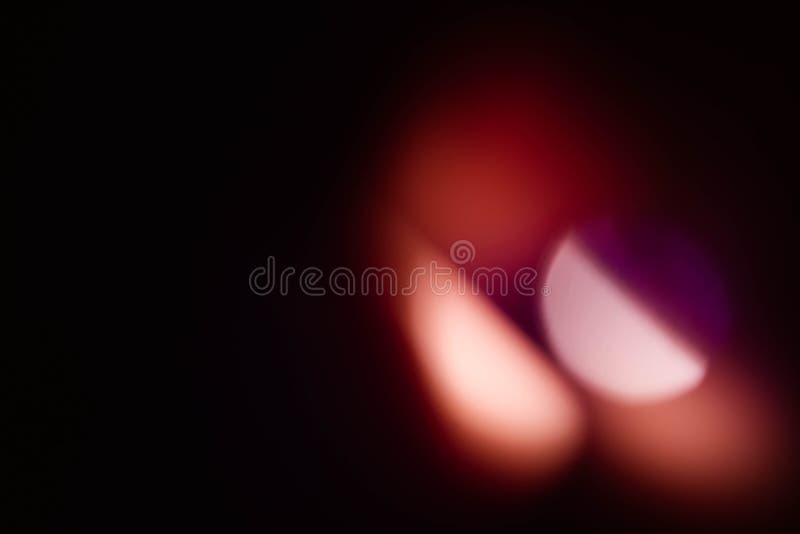 Blur red lights dark background lens flare glow