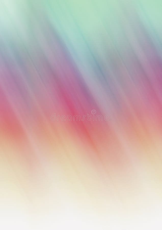 Digital Blurred Abstract in Rainbow Colors Stock Illustration
