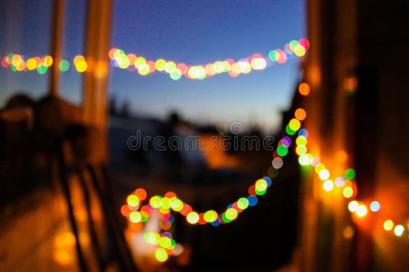 Blurred Abstract Background Farewell Party Lights Bokeh Warm Memories Stock  Photo - Image of window, warm: 81111818