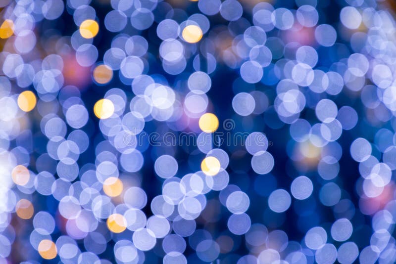 Blurred Bokeh Light Background, Christmas and New Year Holidays Background.  Stock Image - Image of festive, circle: 135398047