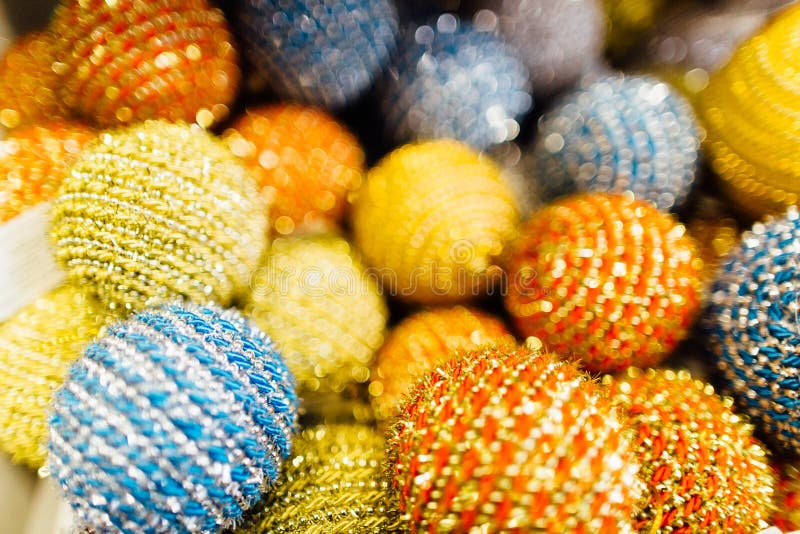 Blurred Christmas Balls stock image Blurred Christmas Balls stock image