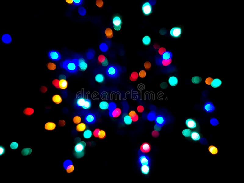 Blurred color lights