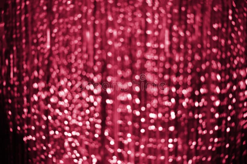 Blurred Defocused Background. Glowing Bokeh Lights. Festive Background