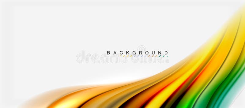 Blurred fluid colors background, abstract waves lines, vector illustration vector illustration