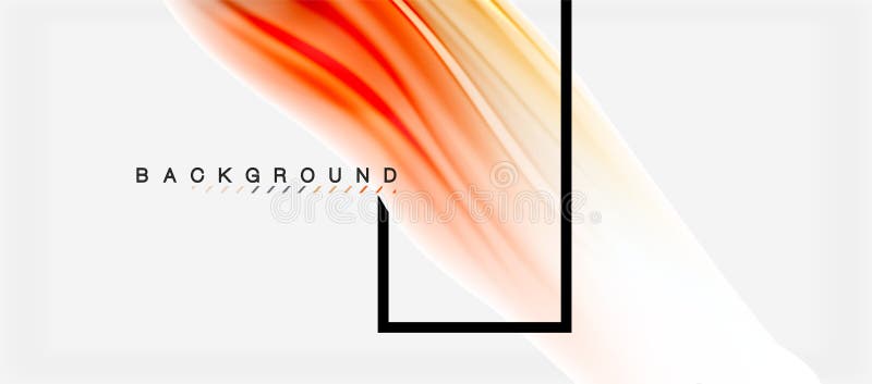 Blurred fluid colors background, abstract waves lines, vector illustration vector illustration