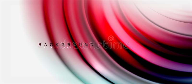 Blurred fluid colors background, abstract waves lines, vector illustration vector illustration