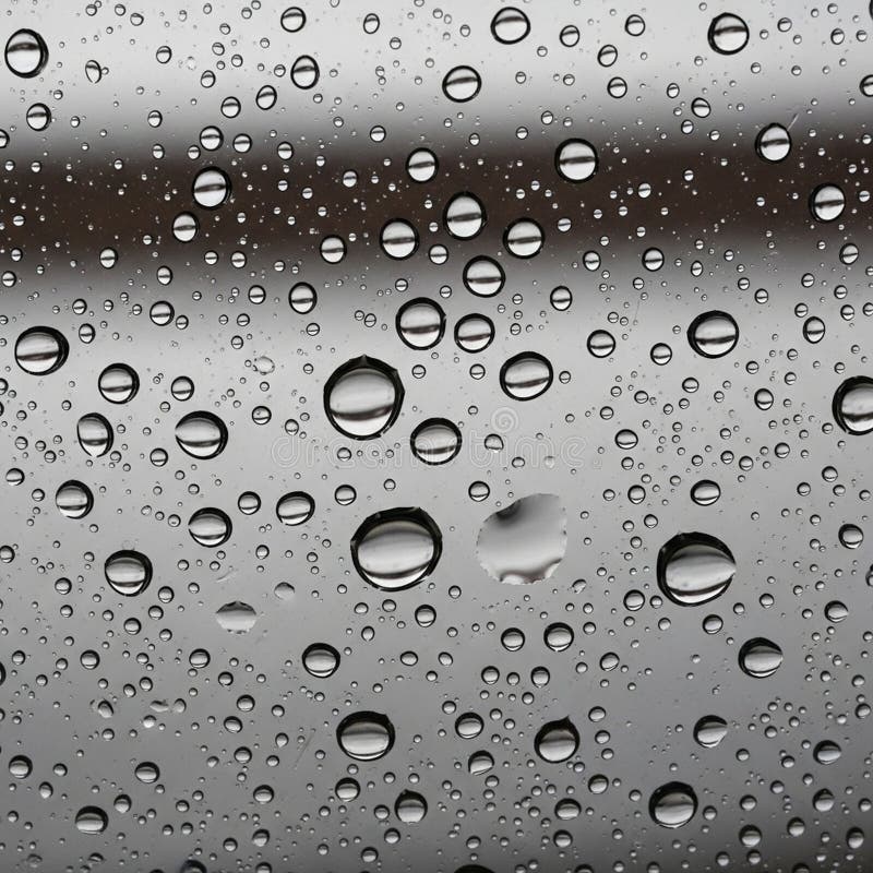 Blurred, highlighting the clarity and surface tension of each stock illustration