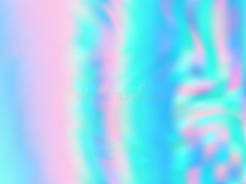 Blurred Hologram Texture Gradient Wallpaper Stock Vector