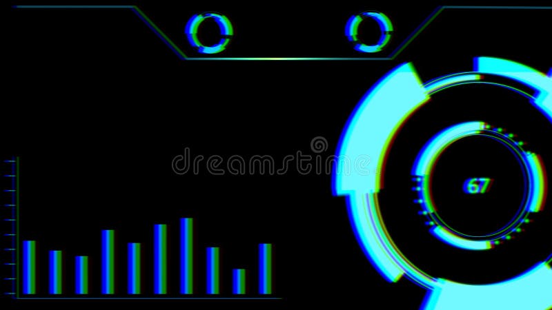 Blurred image of cassette. Abstraction royalty free illustration