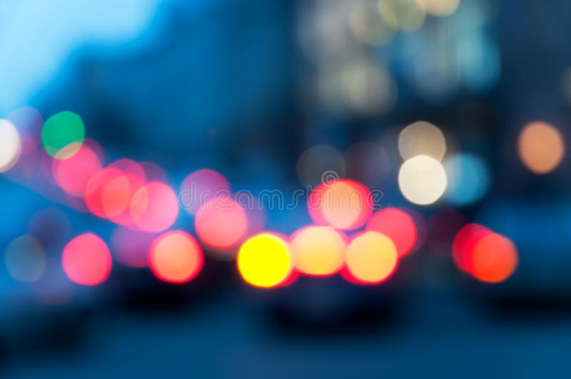 Blurred light from the car stock image. Image of yellow 17100947