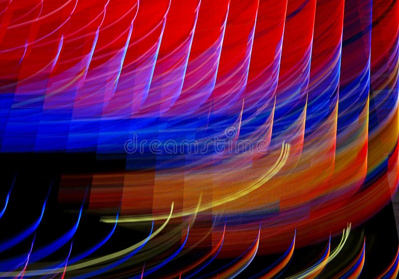 Blurred lighting effect in changing colors royalty free stock image