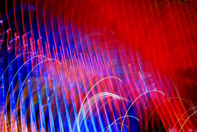 Blurred lighting effect in changing colors royalty free stock photos