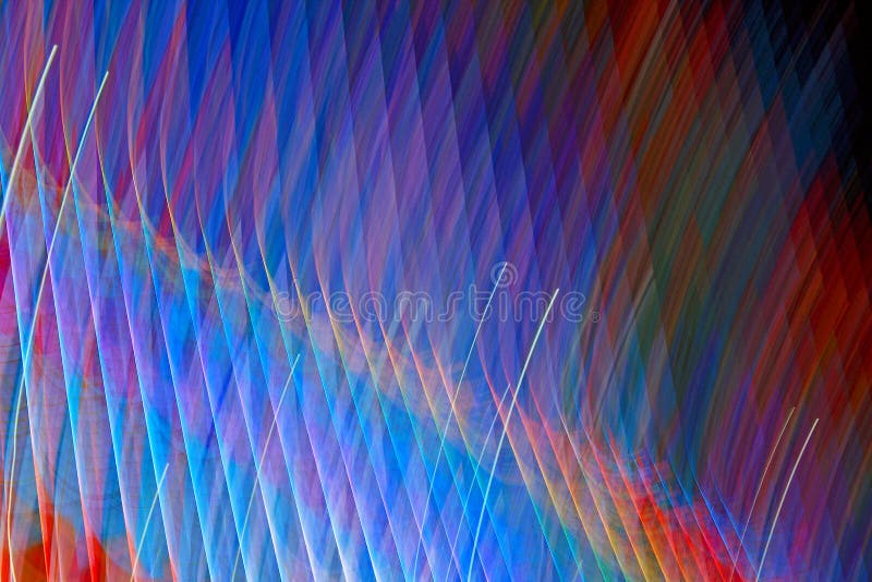Blurred lighting effect in the colors of rainbow royalty free stock images