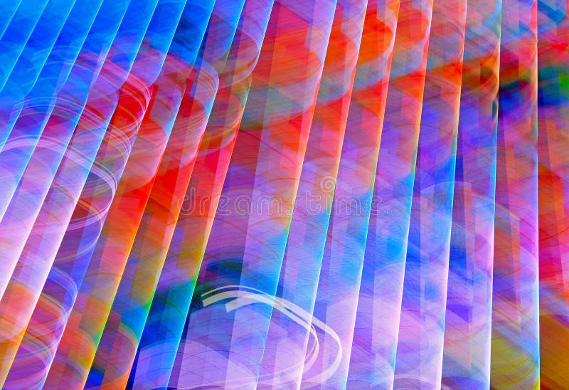 Blurred lighting effect in the colors of rainbow stock images