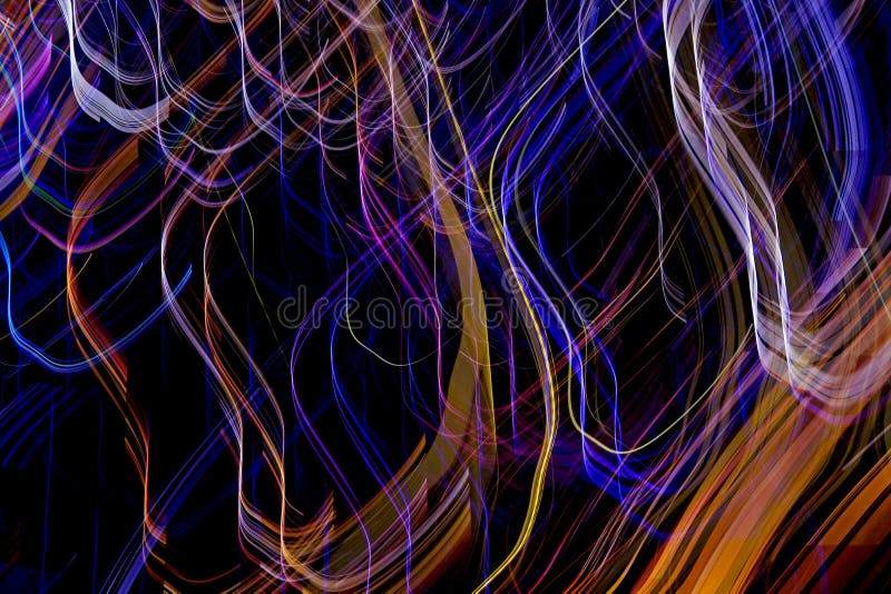 Blurred lighting effect in curves royalty free stock images