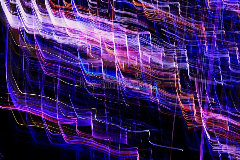 Blurred lighting effect in curves royalty free stock image