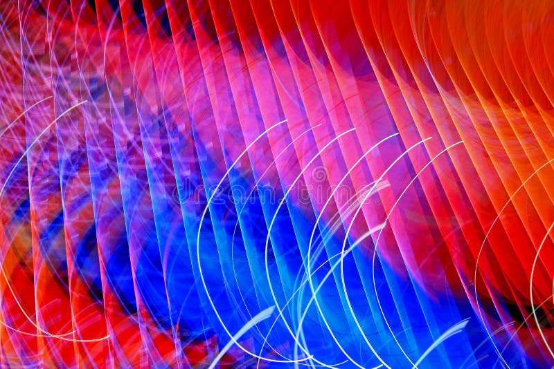 Blurred lighting effect in multiple colors royalty free stock photography