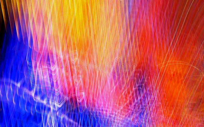 Blurred lighting effect in multiple colors royalty free stock photos