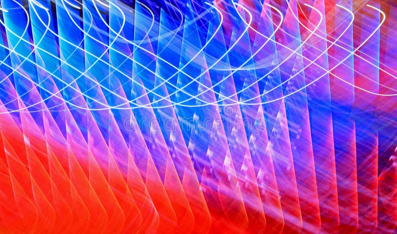 Blurred lighting effect in multiple colors stock photos