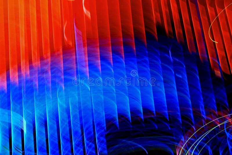Blurred lighting effect in red and blue royalty free stock photo