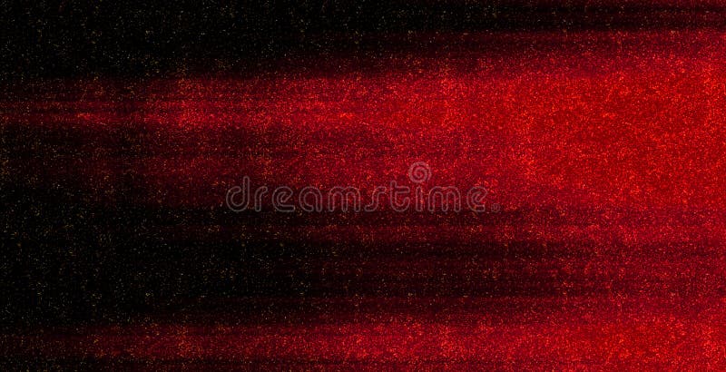 Blurred motion. Red horizontal neon glowing lines with paint particles isolated on black background vector illustration Blurred motion. Red horizontal neon glowing lines with paint particles isolated on black background vector illustration