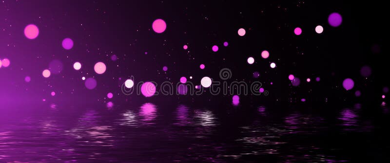 Blurred Purple Bokeh Background with Copy Space. Abstract Luxury Glitter  Effect Boke. Sparkling Magical Dust Particles Stock Image - Image of blur,  fractal: 204524121