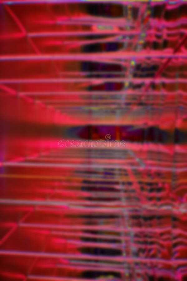 Blurred Red Background with Parallel Lines Stretching into the Distance ...