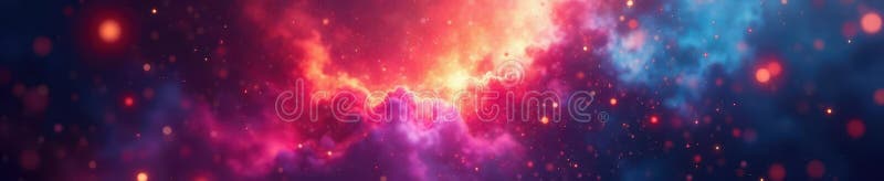 Blurred vibrant colors explode outwards, creating a chaotic, abstract nebula , paint, star, glowing stock illustration