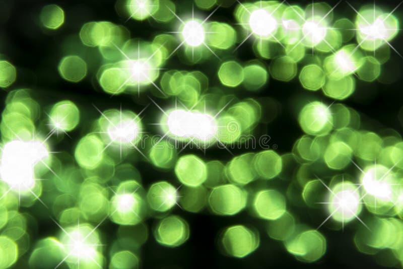 Blurred View of Green Lights for Abstract Background stock images Blurred View of Green Lights for Abstract Background stock images