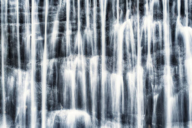 Blurred Waterfall Background Winter Stock Photo - Image of winter ...