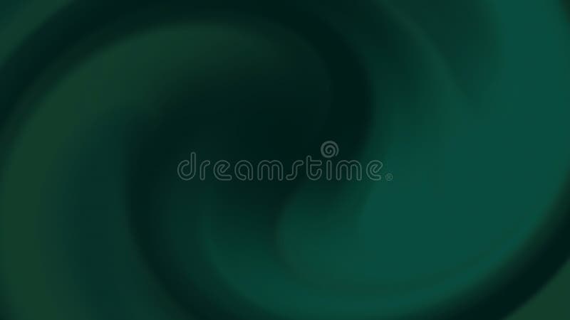 Blurry animation of a dark green abstract swirl stock illustration