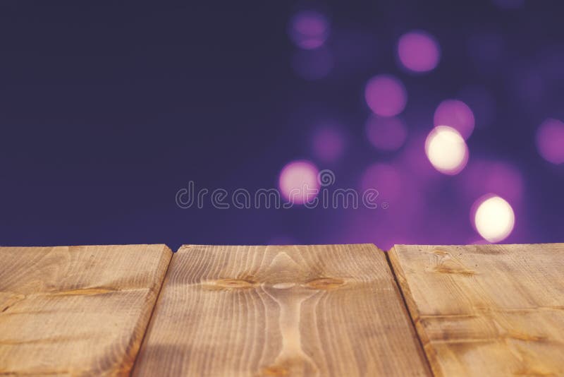 Blurry bokeh cream color background with wood panel floor perspective.montage for show advertising product. royalty free stock image Blurry bokeh cream color background with wood panel floor perspective.montage for show advertising product. royalty free stock image