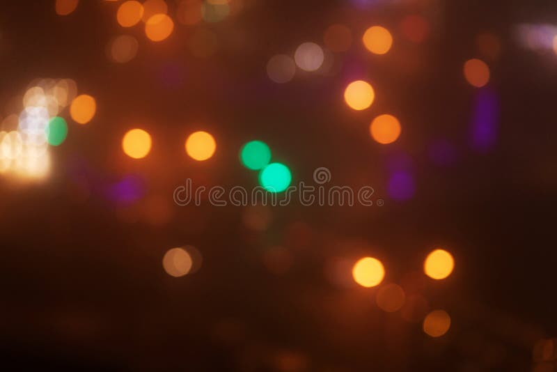 Blurry City Lights at Night Stock Photo Image of colorful, dark 202262784