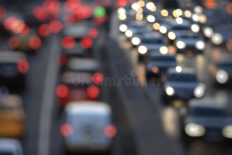 Blurry City Lights Background. Stock Image Image of golden, globe 7506879