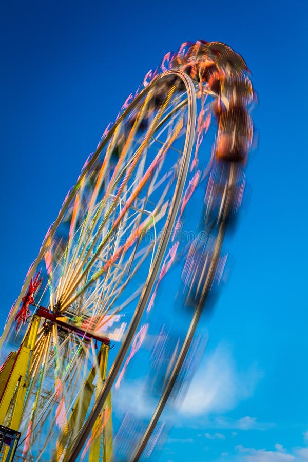 Wheel in motion stock image. Image of fair, dizziness 1404767