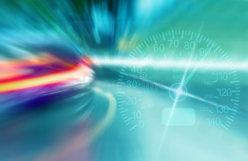 Blurry lights of rushing cars in the night city. Speedometer. Abstract concept of fast driving stock photos Blurry lights of rushing cars in the night city. Speedometer. Abstract concept of fast driving stock photos