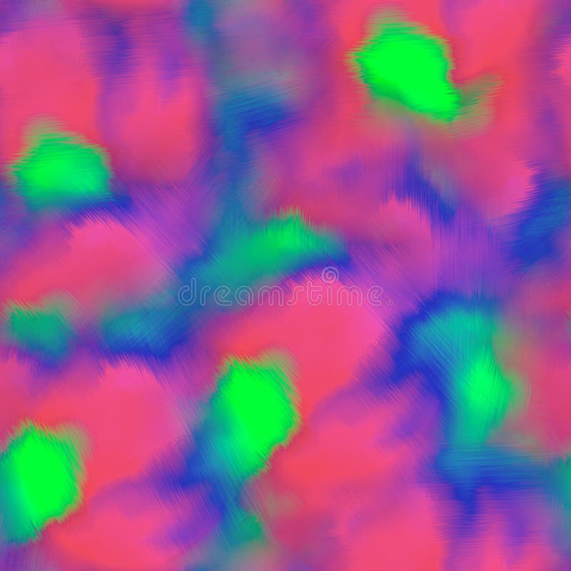 Blurry rainbow gradient glitch abstract texture background. Wavy irregular bleeding washed tie dye seamless pattern. Digital ombre distorted.