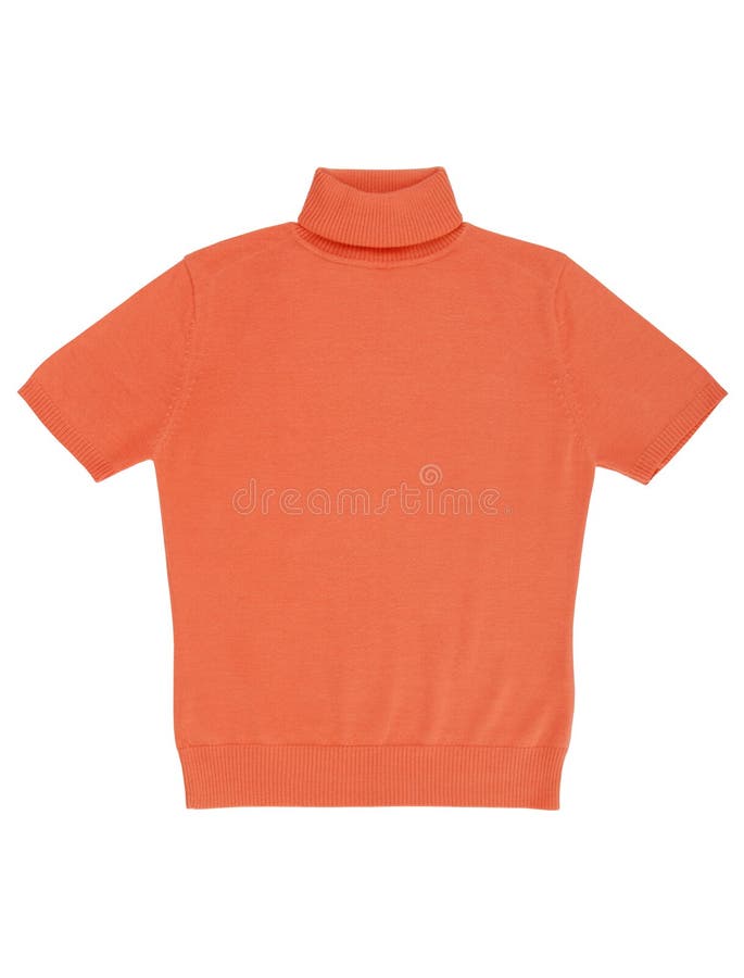 Blusa anaranjada imagen archivo. Imagen de hembra - 63658065