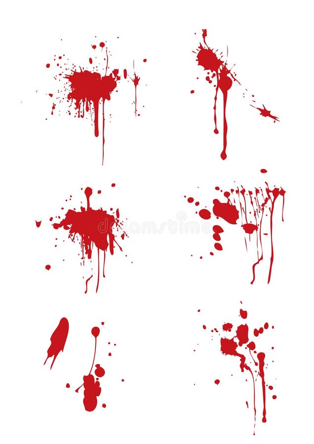 Blut Splatter stock abbildung Blut Splatter stock abbildung