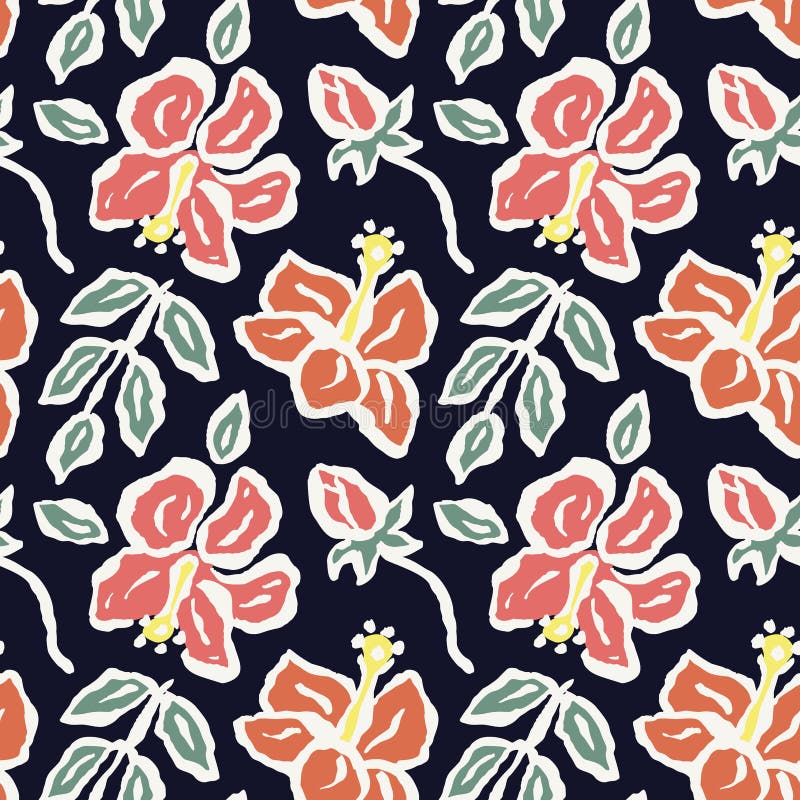 Blyfyllda penseldrag, sömlöst mönster royaltyfri illustrationer
