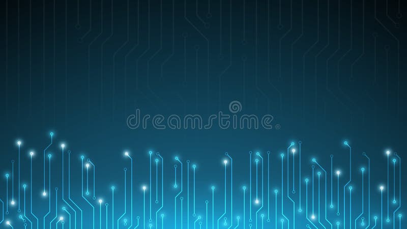 Blå, abstrakt kretskortsbakgrund,framtidsteknisk bakgrund,cyberrymdens tekniska bakgrund,hastighetsöverföring av data royaltyfri illustrationer