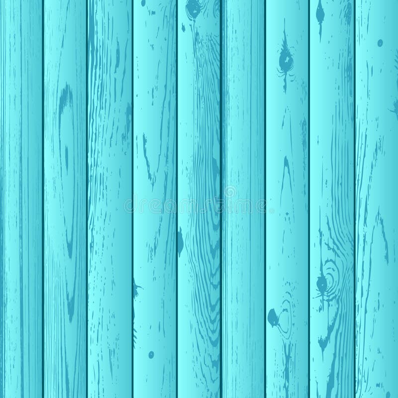 Blå azur wood texturbakgrund stock illustrationer